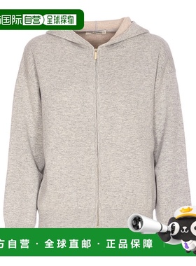 MAX MARA 女士针织衫 9346035306023 AW2025 白色 连帽开衫长袖