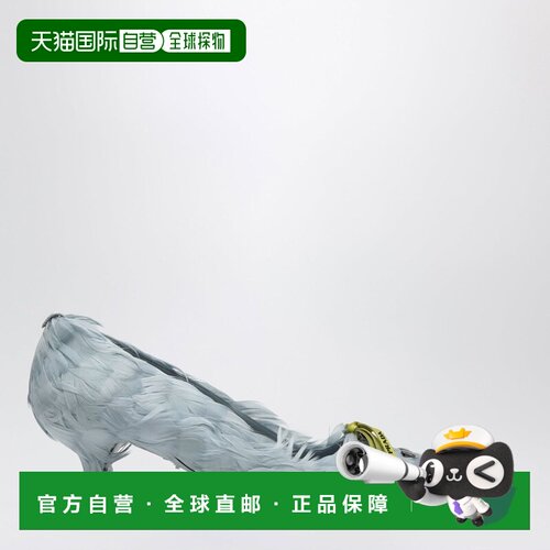 Prada 普拉达 女士 ASTRO DECORATED 绸缎羽毛浅口鞋 1I615OA055C
