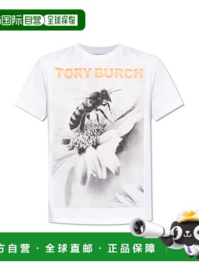 TORY BURCH 女士T恤 1710270965 AW2025 白色 T-shirt with color