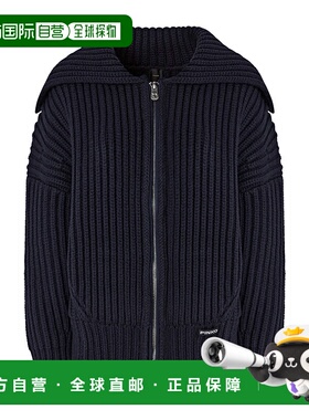 PINKO 女士夹克 105637A2TQG83 AW2025 蓝色 GAVI 羊毛开衫