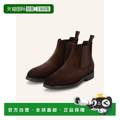 1h可退 SANTONI 男士靴子 100313431215000 CO 深棕色 ENVER Chel