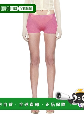 1h可退 潮奢 ISABOULDER 女士 独家发售粉色 Knitted Malley 短裤