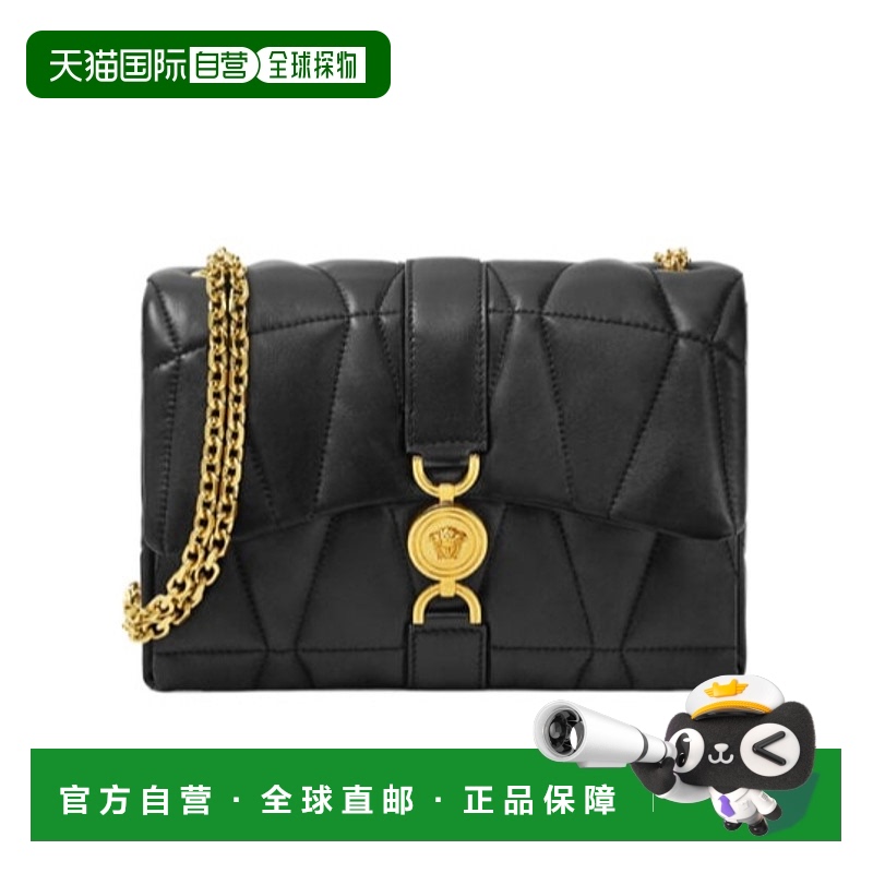 1h可退 VERSACE 女士斜挎包 10159641A129731B00V CO 黑色 Should