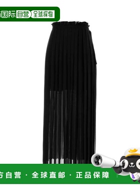 Ami Paris 女士半身裙 FSK353PL0027001 SS2025 黑色