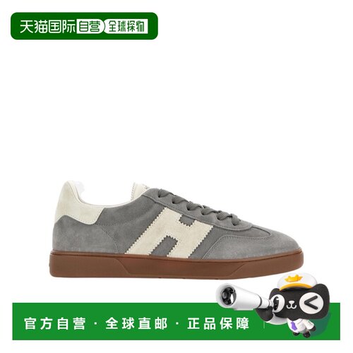HOGAN 男士运动鞋 HXM6470FB60PJQ0MA9 AW2025 灰色男鞋德训鞋