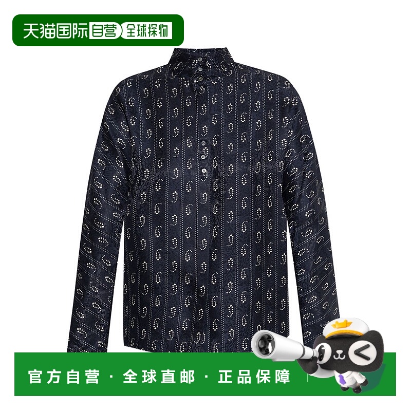 TORY BURCH 女士衬衫 176382476 AW2025 花色 Jacquard Silk Shir