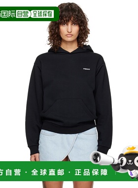 1h可退 潮奢 Coperni 女士 黑色 Alien Ears 连帽衫 COPJS111BIS5