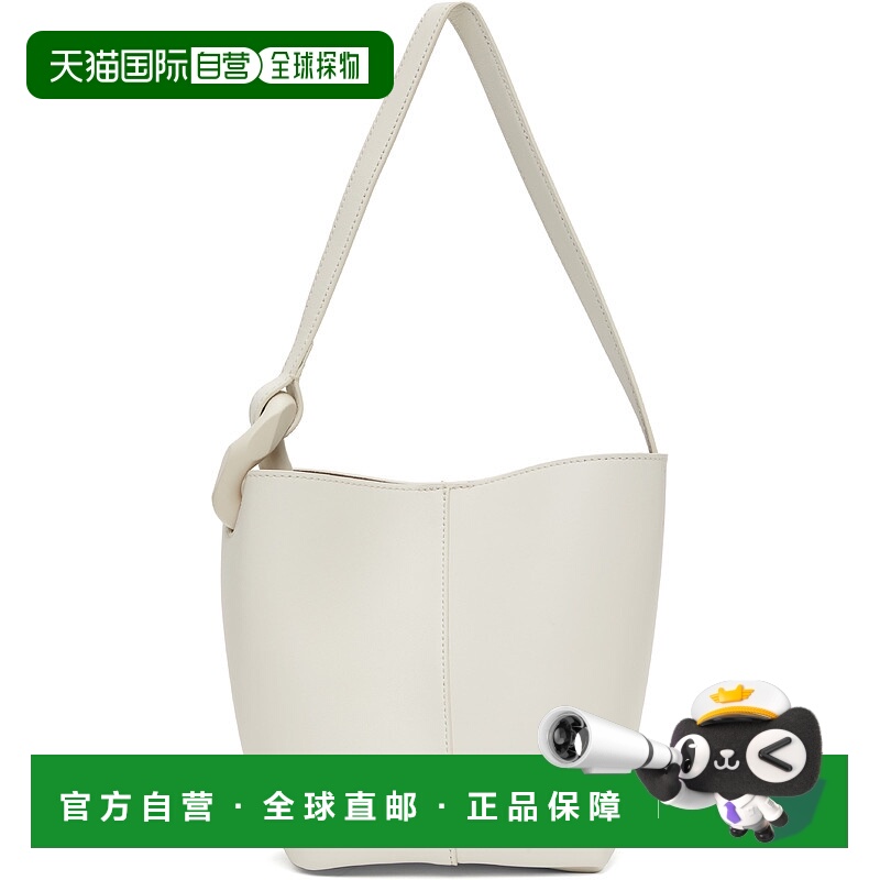 1h可退 潮奢 J.W. Anderson 女士 灰白色小号 JWA Corner 水桶包