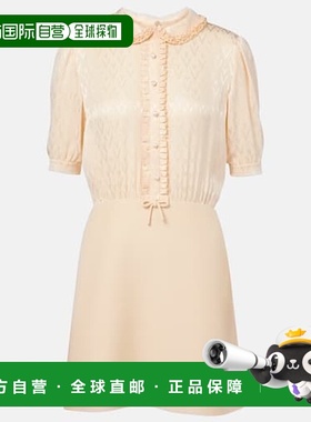 1h可退 潮奢 valentino 华伦天奴 女士 Toute La 绉纱高级定制V领