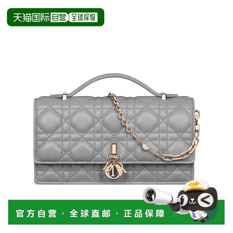 1h可退 DIOR 女士单肩包 S0980ONMJM62G AW2025 灰色 My Dior 迷