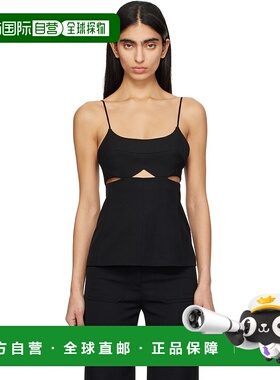 1h可退 潮奢 VICTORIA BECKHAM 维多利亚 贝克汉姆 女士 黑色镂空