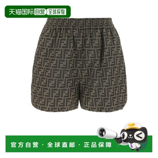 FR6259A5W3F118W 绿色 SHORT CANVAS FENDI 女士短裤