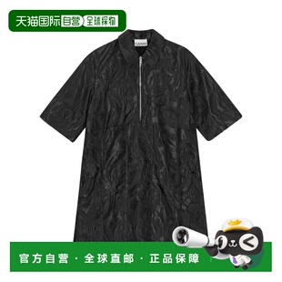 女士连衣裙 短袖 F96236793099 黑色 连衣裙 AW2024 GANNI