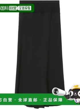 RICK OWENS 女士半身裙 RP01E7332Y09 SS2025 黑色 Bias Knee Ski