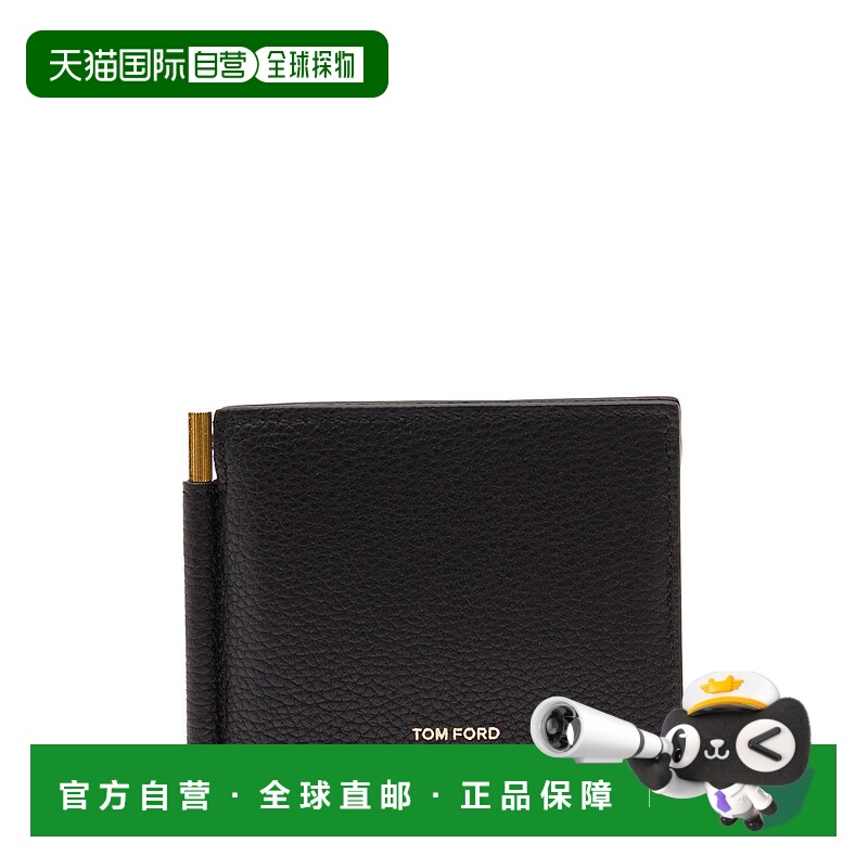1h可退 TOM FORD 男士钱包 Y0231LCL158GNAA SS2026 黑色 Money C