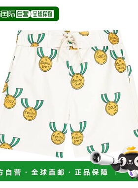 1h可退 潮奢 Mini Rodini 男童 Medal 泳裤童装 grey灰色 舒适时