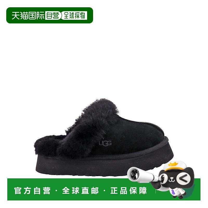 UGG 女士拖鞋 1122550BLACK AW2025 黑色 露跟拖鞋