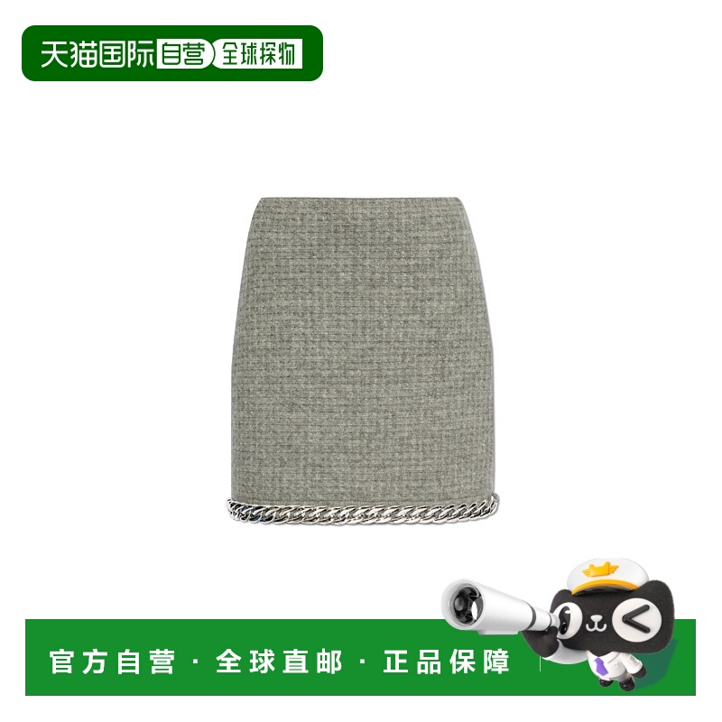 1h可退 TORY BURCH 女士半身裙 1631470020 SS2025 灰色 Skirt wi