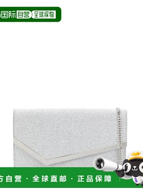 JIMMY CHOO 女士斜挎包 EMMIEIGTSILVER CO 白色 'Emmie' shoulde