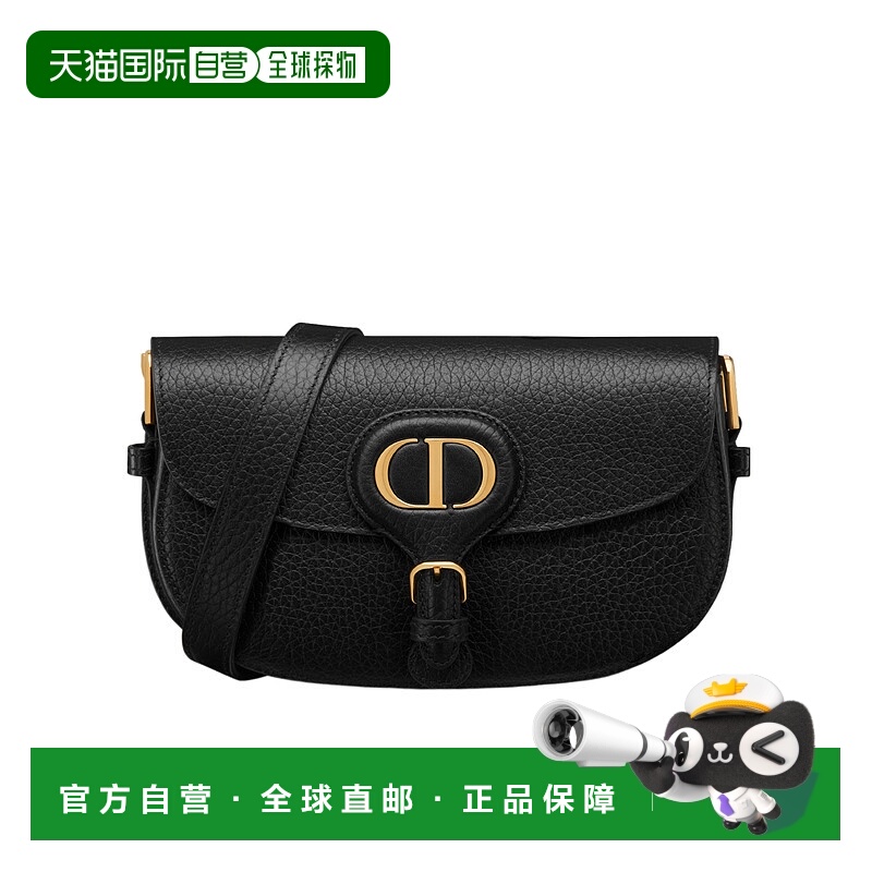 1h可退 DIOR 女士斜挎包 M9335USKUM900 AW2024 黑色 Dior Bobby