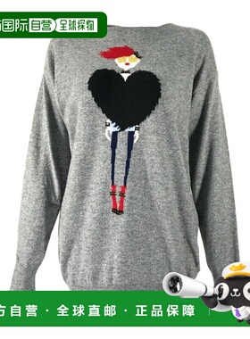 1h可退 MOSCHINO 女士针织毛衣 WS1G680X02974280 AW2024 灰色