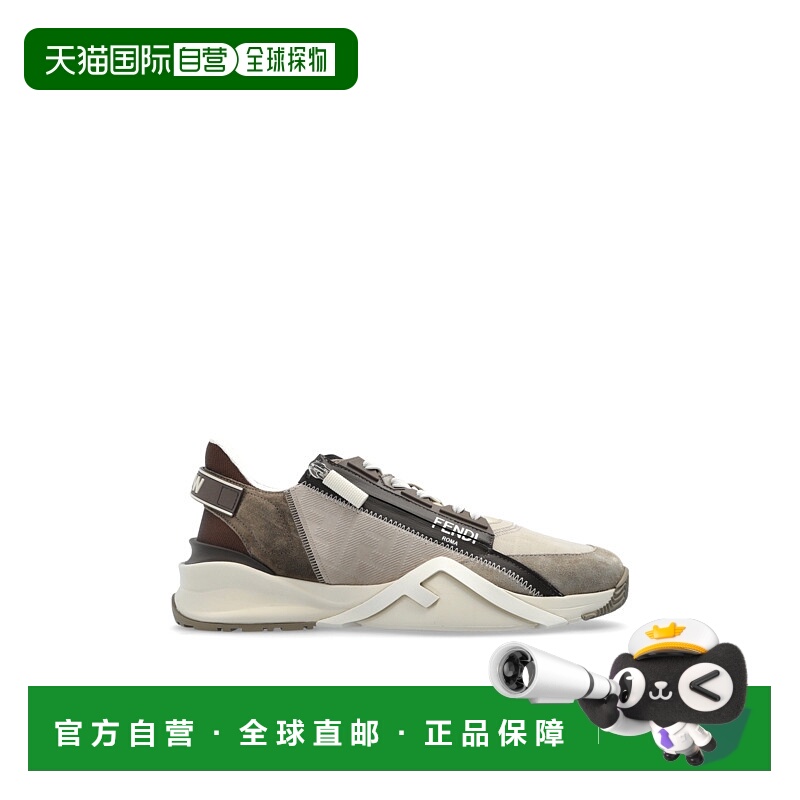 1h可退 FENDI 男士运动鞋 7E1766AU2OF1SVP SS2025 白色 Flow运动