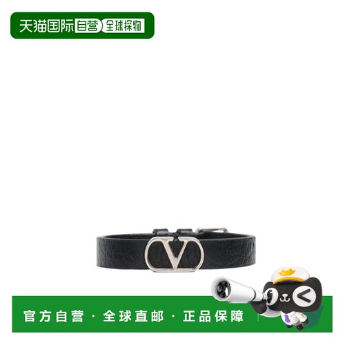VALENTINO 男士手链手镯 YJ0S49GMY0NO CO 黑色 【付后1h可退】