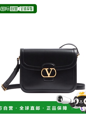 VALENTINO 女士斜挎包 WB0R15UHF0NO CO 黑色 徽标单肩包