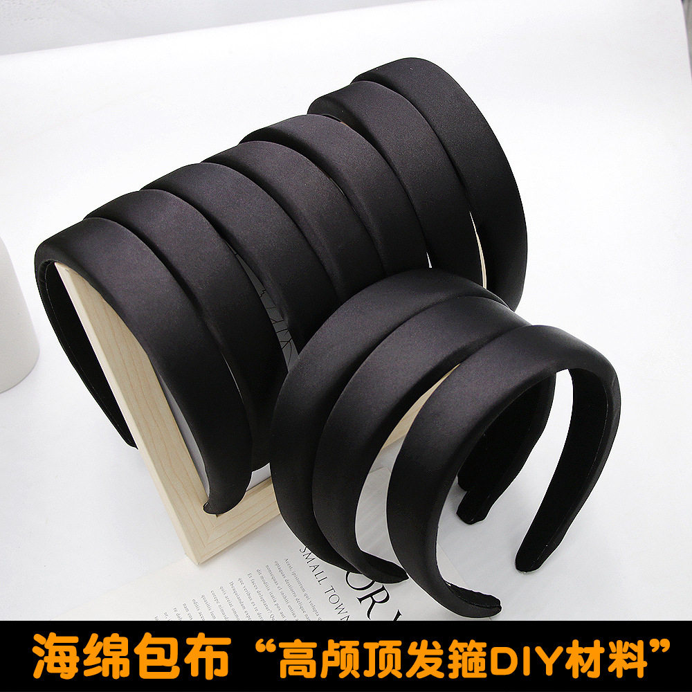 diy发箍材料配件毛坯黑色