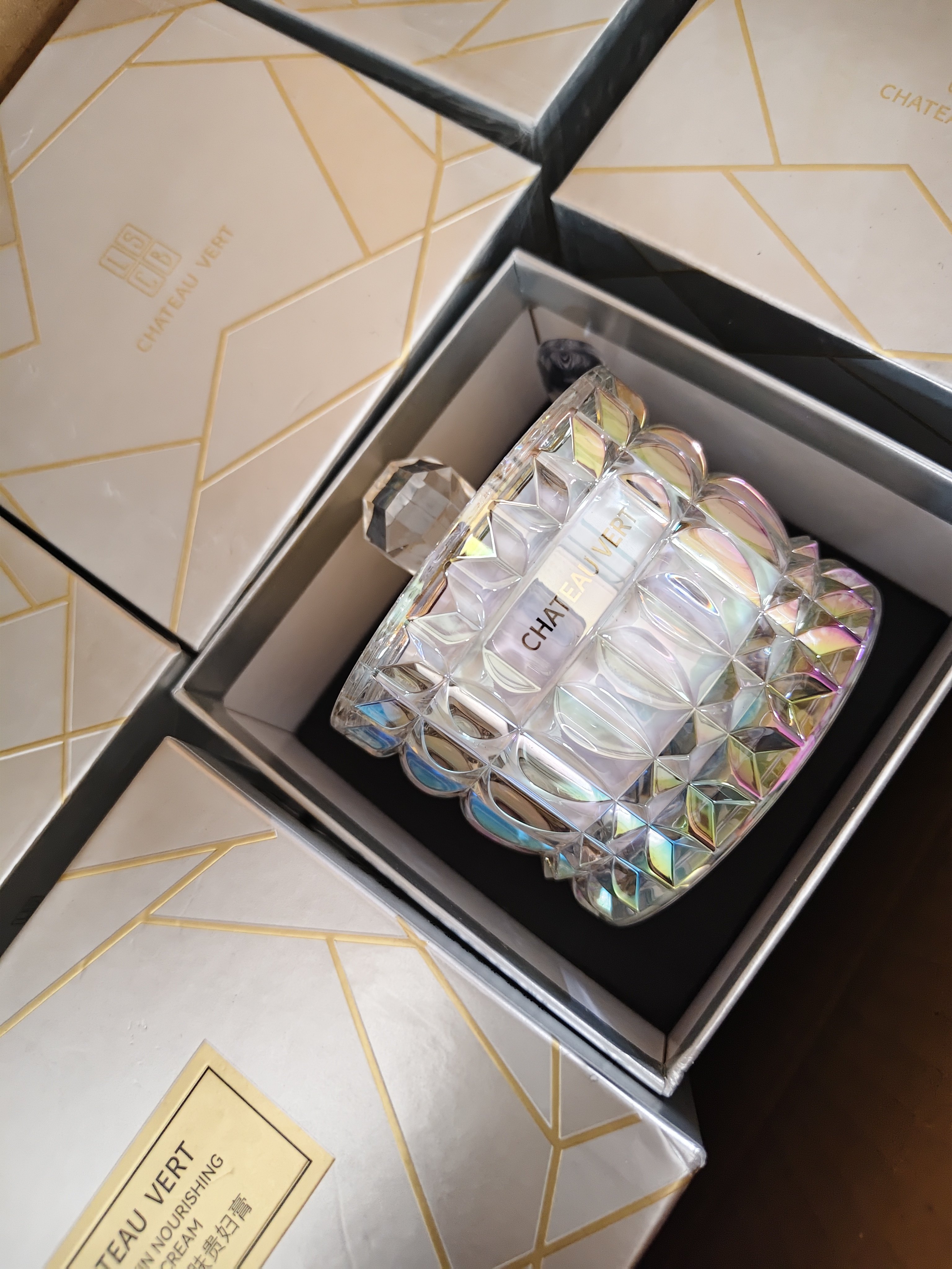 发二盒 CHATEAU VERT臻奢美肌养肤色贵妇膏 紧致抗皱素颜霜美颜膏
