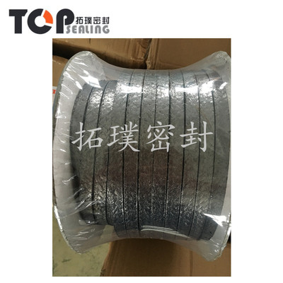 5000高压纯石墨盘根 密封填料绳 阀门水泵密封圈 盘根环