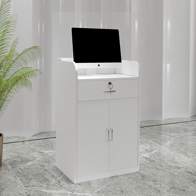 小型收银台迷你白色柜子小柜服装店收银桌简约现代展示柜前台吧台,办公设备/耗材/相关服务,办公线材,淘宝优惠券,粉丝福利购,淘宝优惠卷