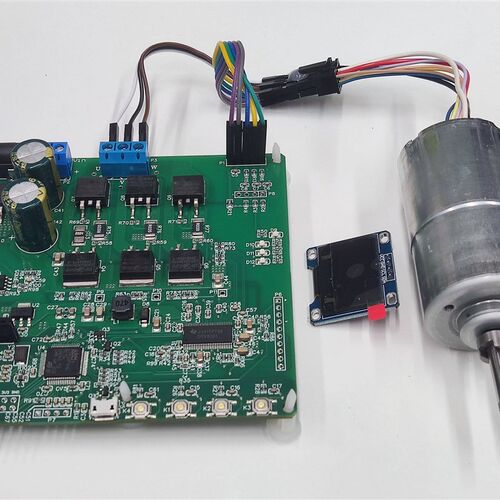 无刷电机开发板 无感/有感FOC正弦波 PMSM永磁同步 STM32矢量控制