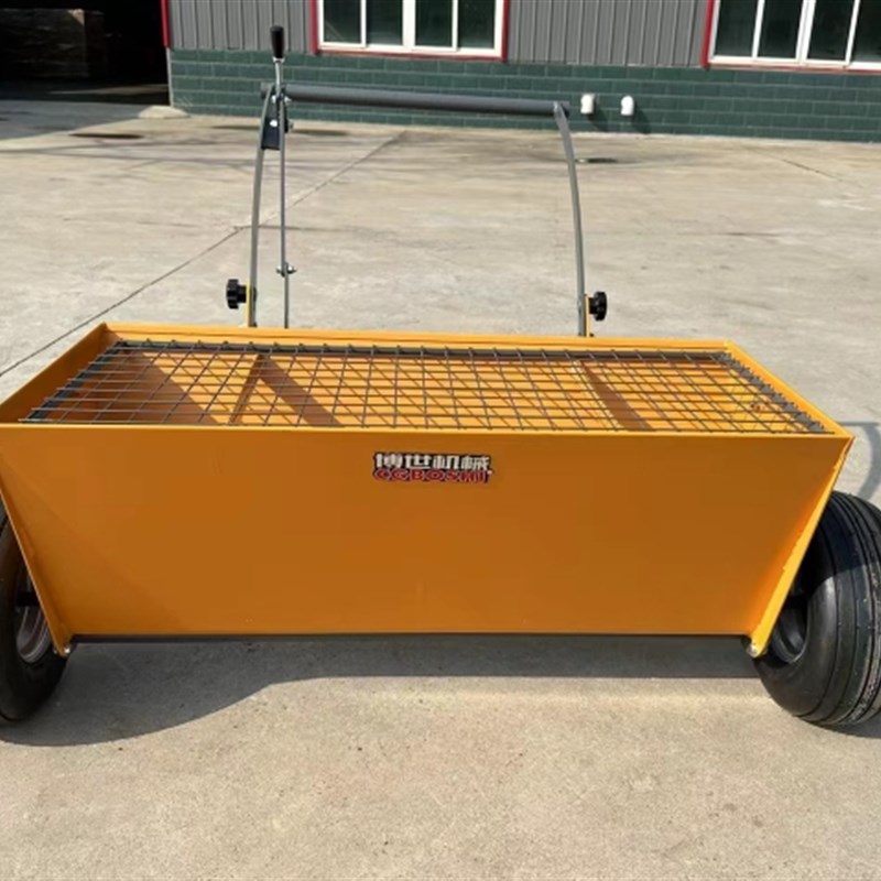 电动金刚砂撒料机电动布料车地坪施工混凝土下料摊铺撒沙撒料机