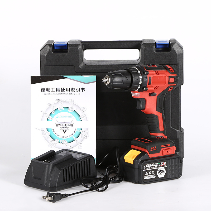 无线充电式手持台式电钻无刷锂电无级高转速电动组装直流打孔合金