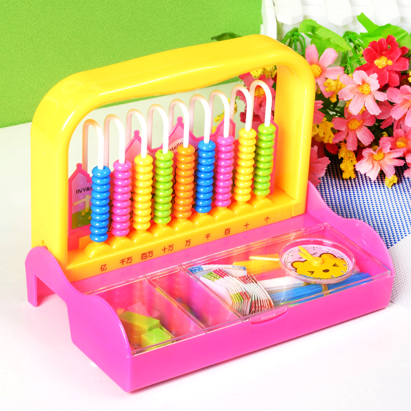 英源学具盒套装计数器小学生一年级二年级儿童算术架棒数学教具