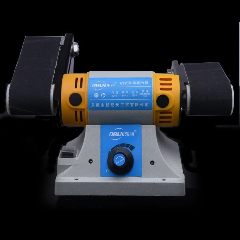 新品台式多功能砂带机雕刻y机台磨机打磨木工金属玉石抛光机