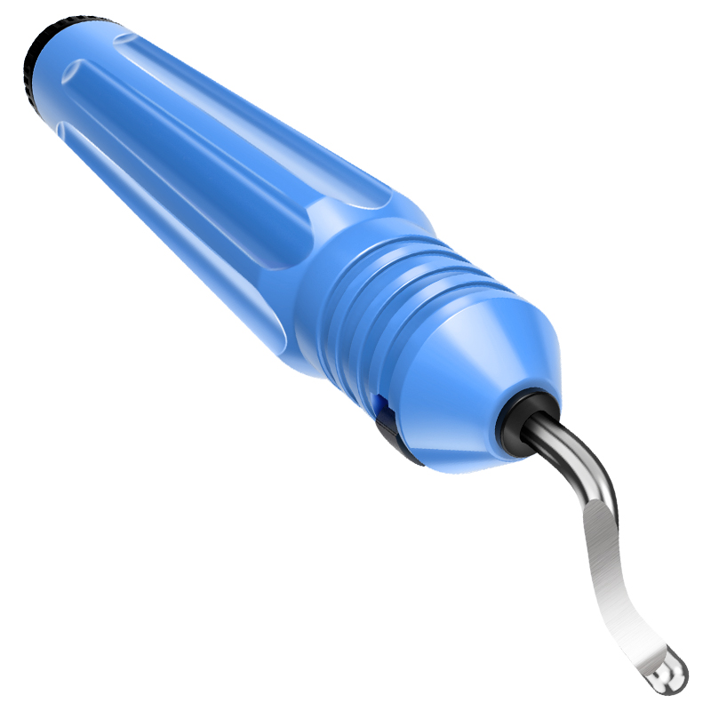 BS1018不锈钢去毛刺刮刀手动修边神器金属钢件塑料刀柄工具刮刀片