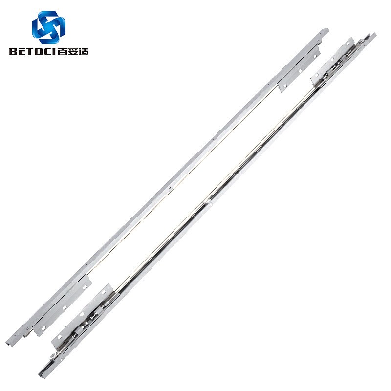 橱柜上下双d向同移门配件 推拉门静音双向联动开合门导轨轨道五金