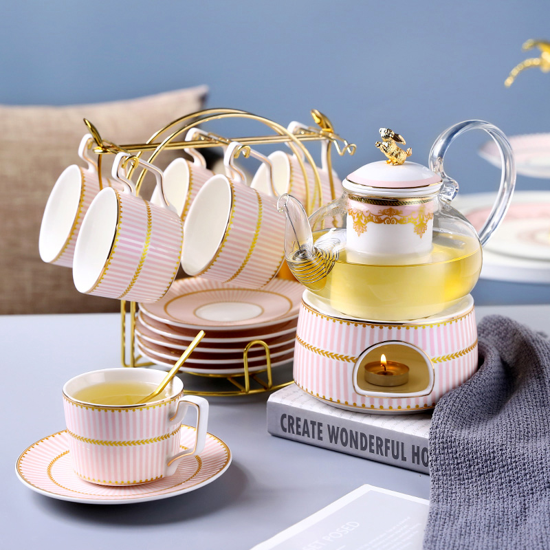 轻奢陶瓷英式下午茶壶茶具套装