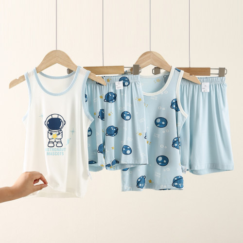 莫代尔夏季背心家居服睡衣