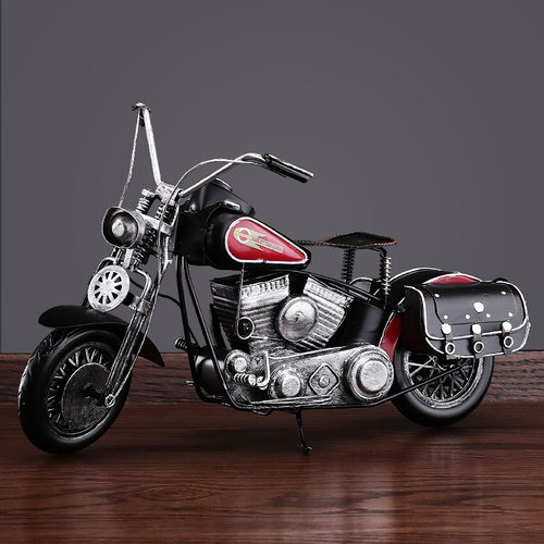 铁艺摩托复古客厅创意摆件哈雷