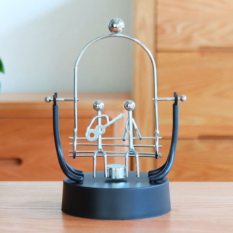 创意牛顿摆球混沌仪摆件磁悬浮装饰品家居客厅书桌桌电视柜小摆设