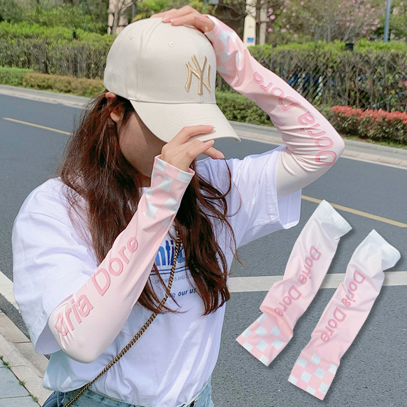 冰袖女防晒袖套2025新款手袖手套冰丝紫外线夏季宽松护袖大码薄款