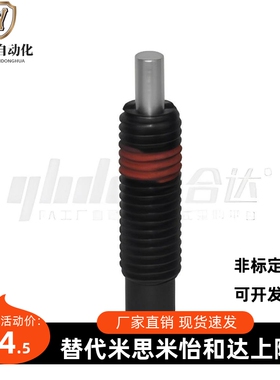 前端平面型弹簧柱塞定位弹顶销锁销ZAW01-M5/M6/M8/M10-H3/H5/H10