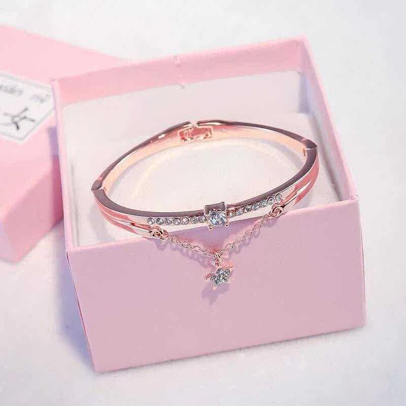 小仙女手链女学生韩版简约潮流ins风闺蜜手镯可爱玫瑰金吊坠手环|ruв категории Женская одежда, женской одежды - от Buy2taobao.com для оказания профессиональной услуги покупки агента Taobao