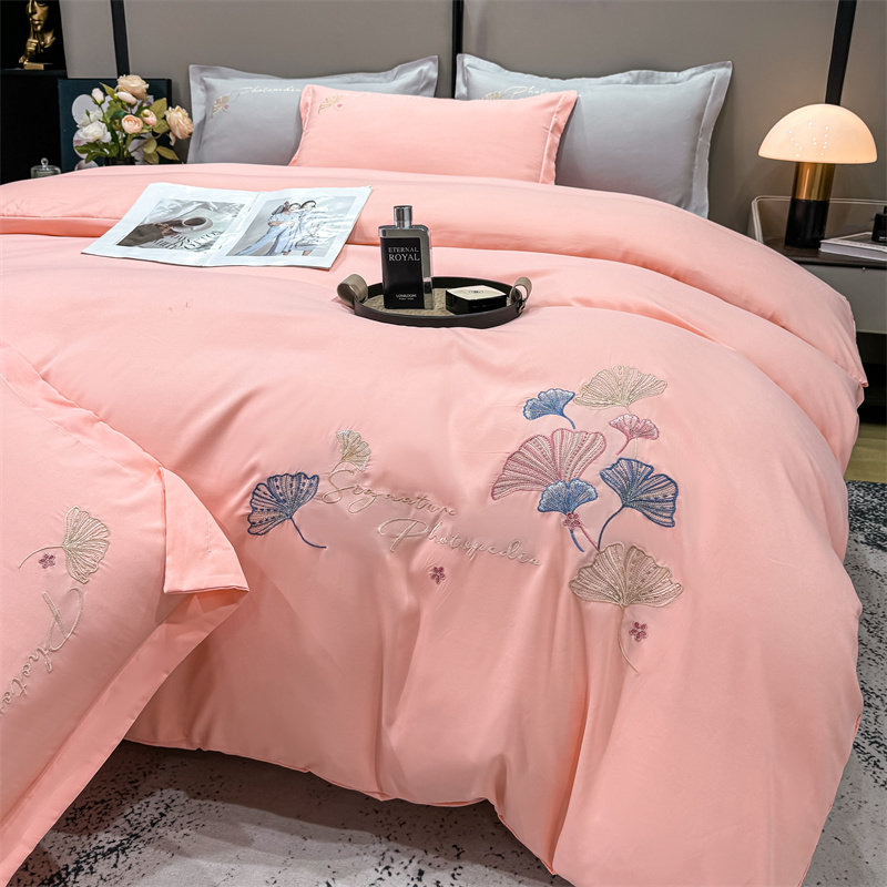 2026新高档加厚加厚磨毛绣花四件套床上用品亲肤柔软床群被三件套