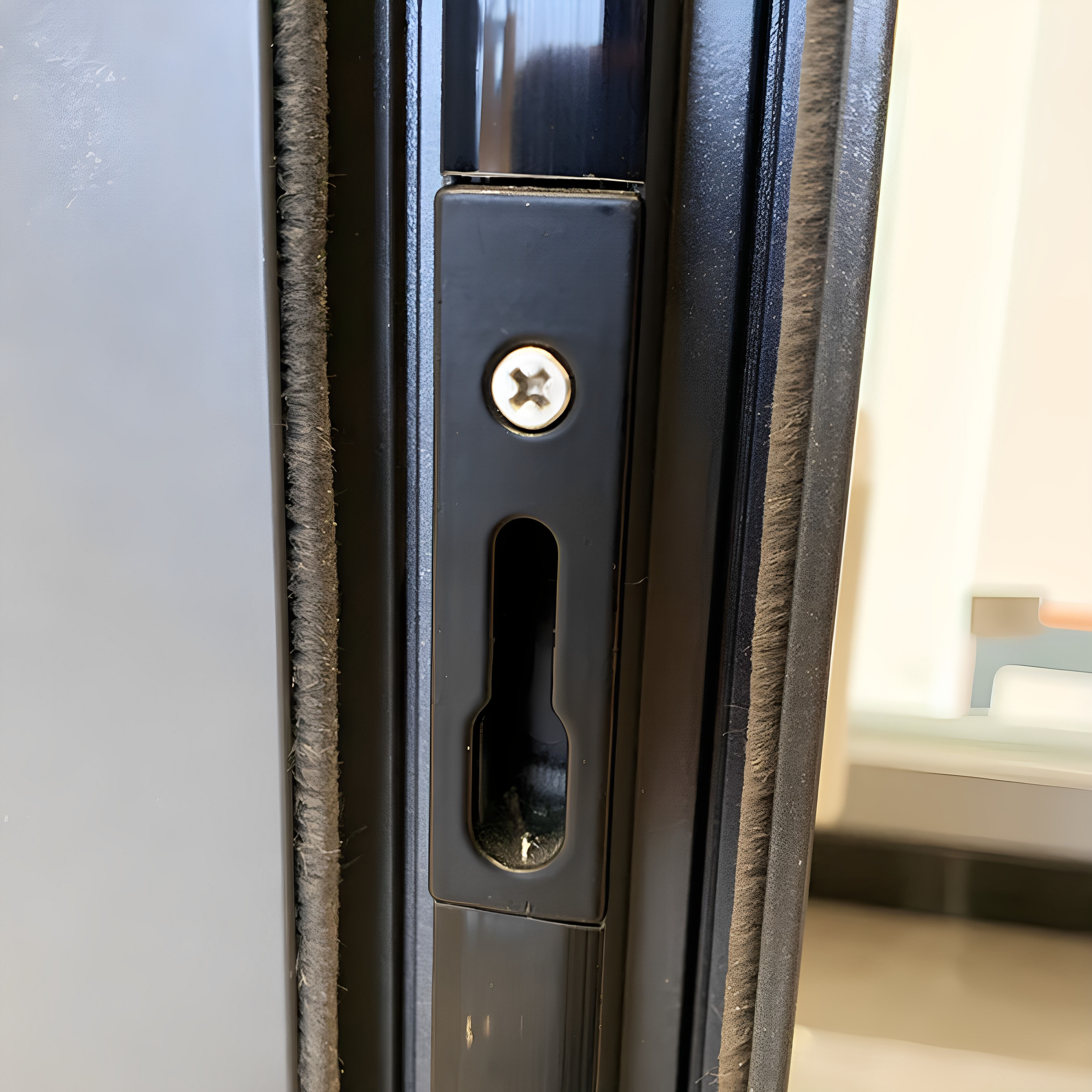 重型推拉门门窗锁扣锁座锁点铝合金玻璃阳台移门不锈钢锁钩门配件