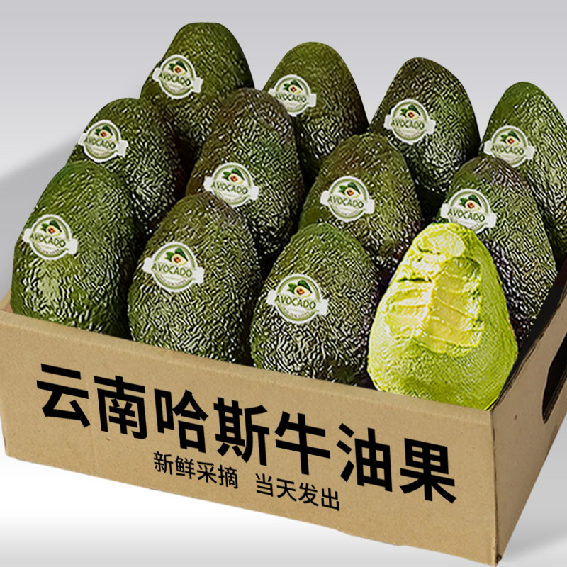 哈斯牛油果云南当季新鲜大果包邮