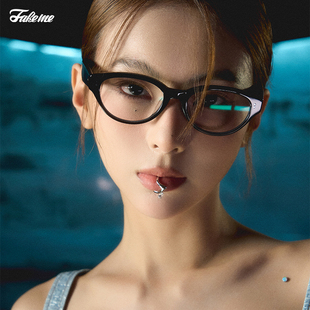 Low Fakeme质感板材猫眼光学素颜眼镜框